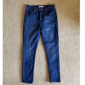 Levi Strauss 721 High Rise Skinny Jeans Size 29